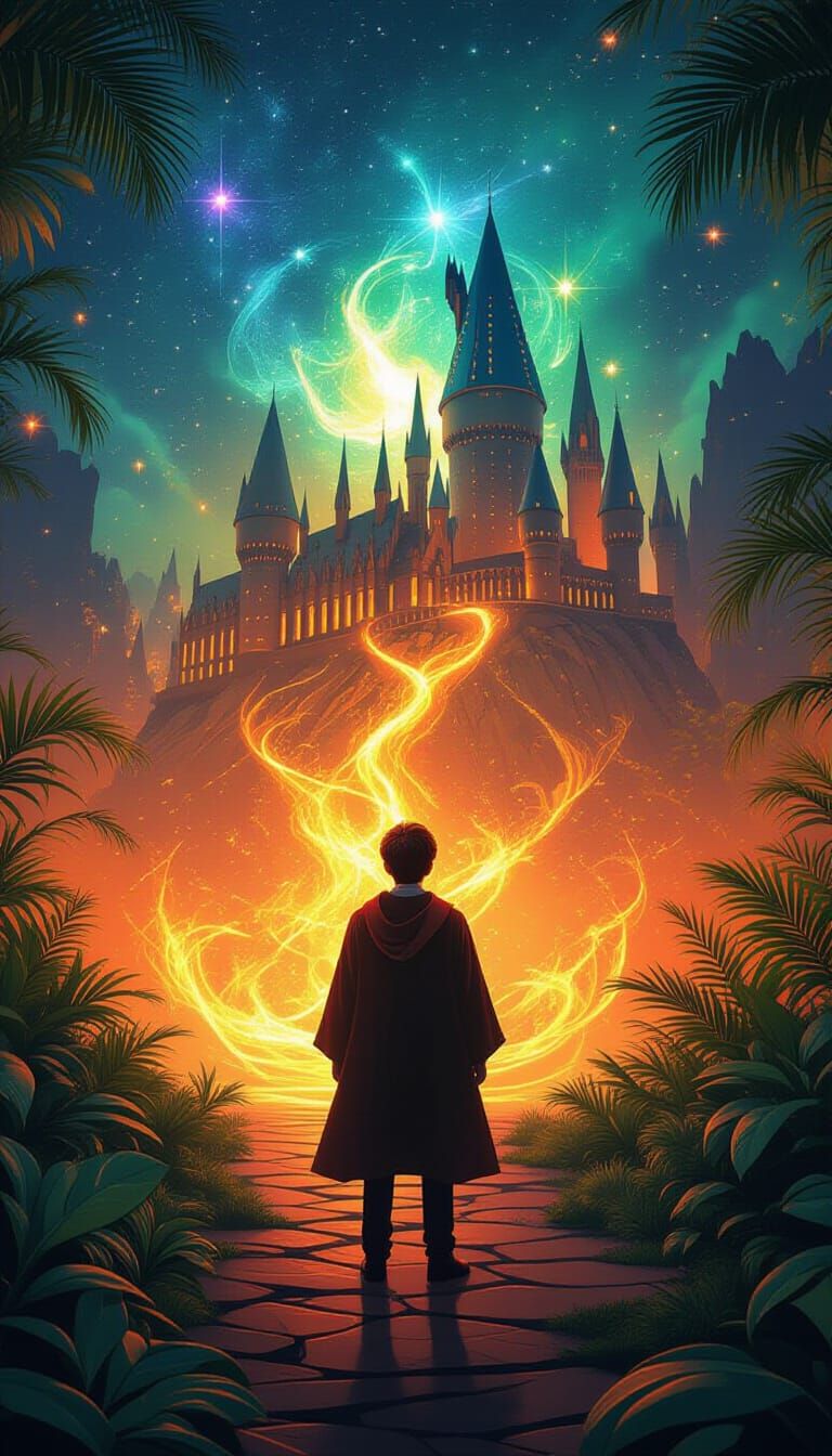 Harry Potter in a Magical Oasis