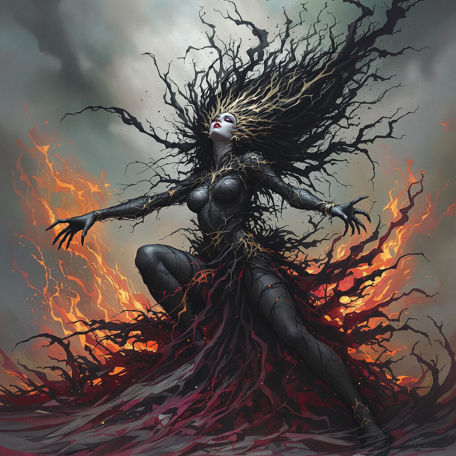 Chaotic Beauty of Feminine Power