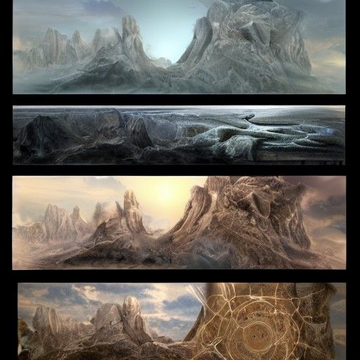 Detailed Matte Painting of Oneness