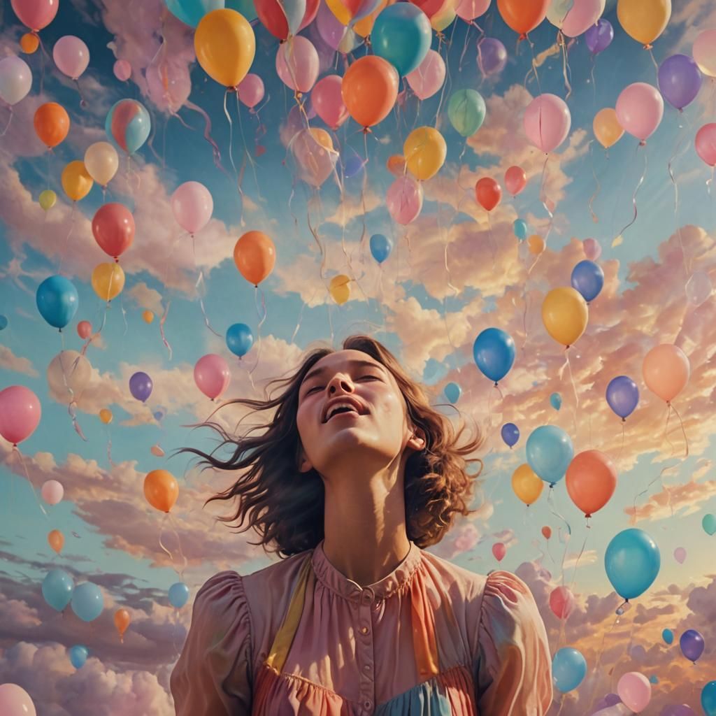 Whimsical Serenade in a Dreamlike Landscape