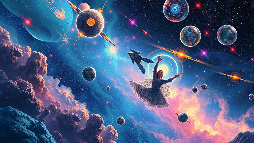 Interdimensional Travelers in Astral Expanse: Holographic Il...