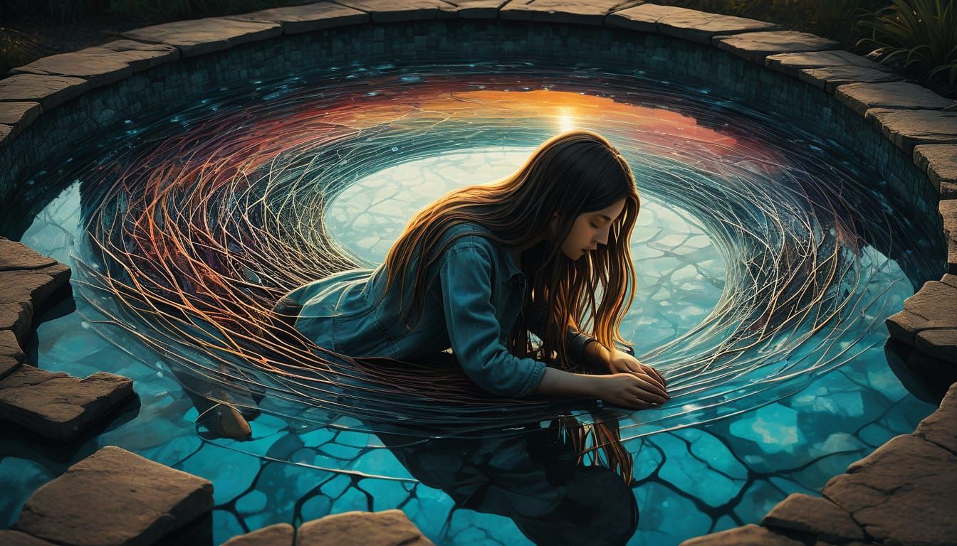 Surreal Bio Art Collage in 8K Digital Format