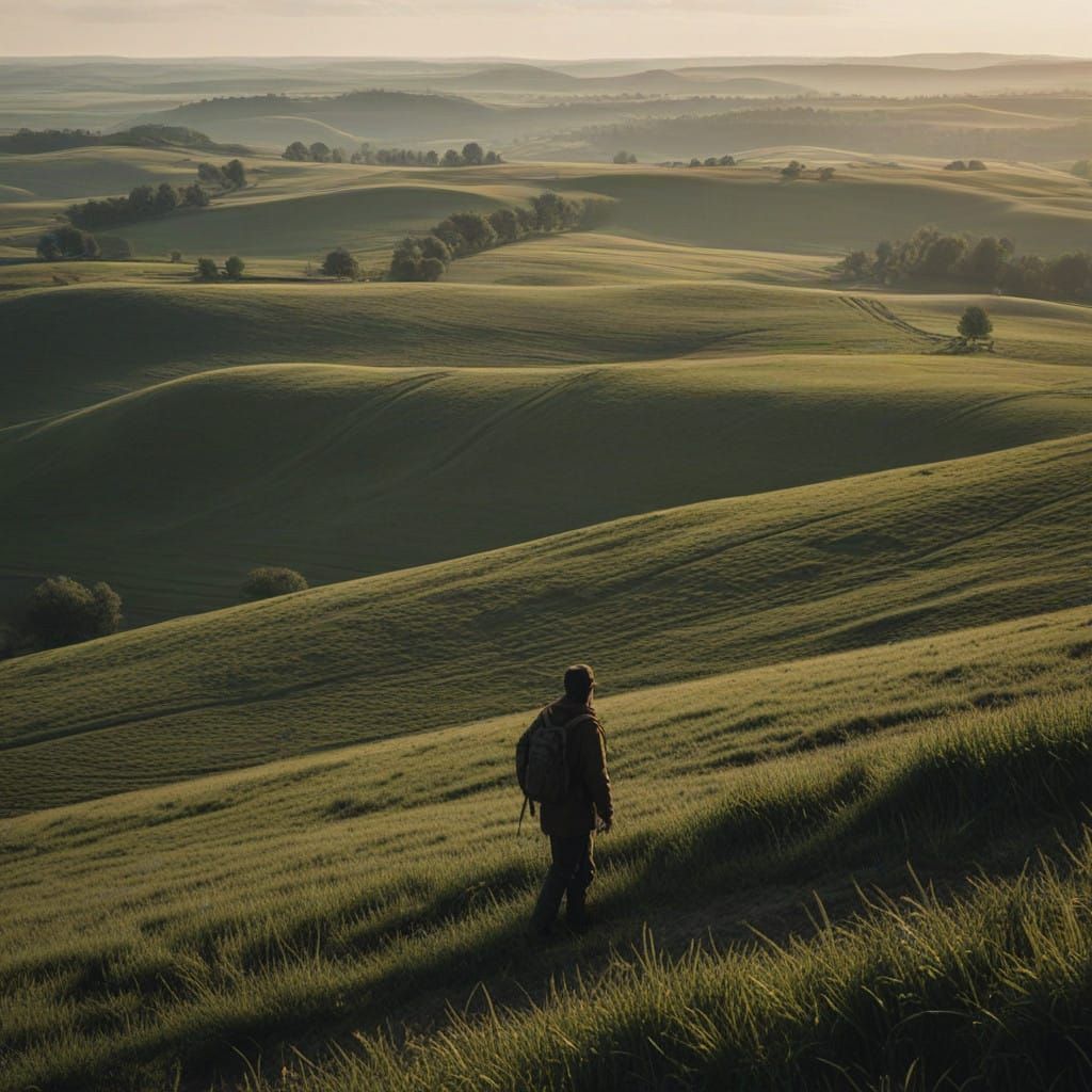 Timeless Rural Poland Landscape in Moody Cinematic Style