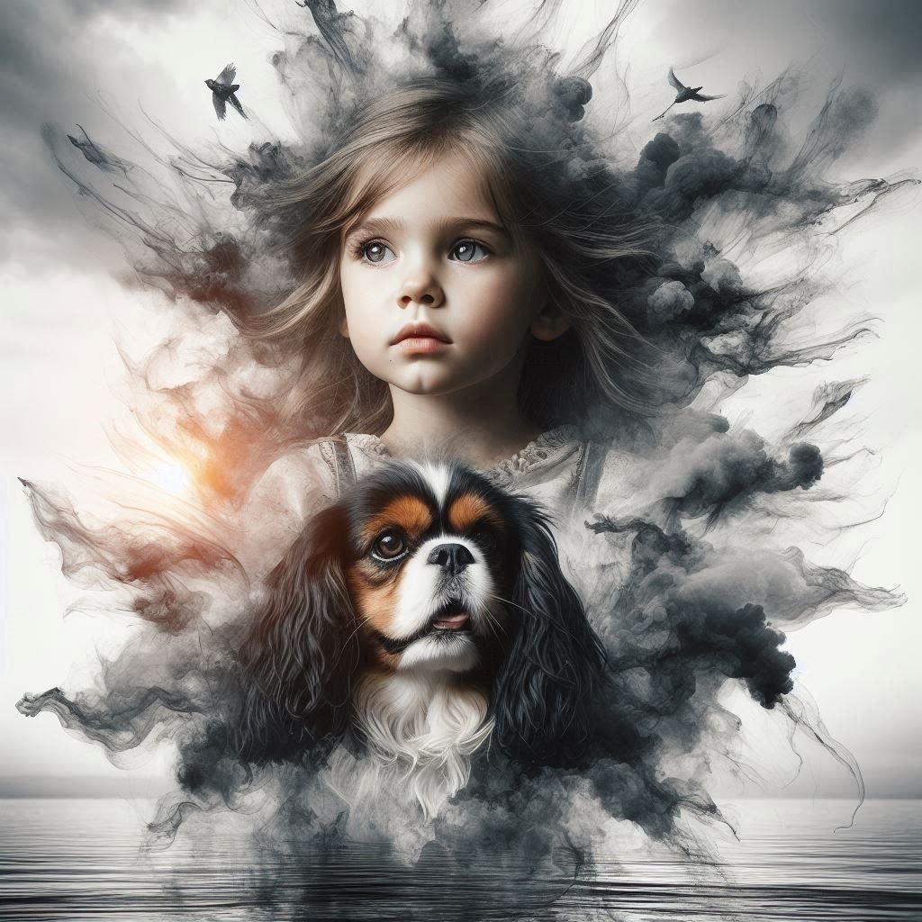 Oil Painting with Double Exposure Effect