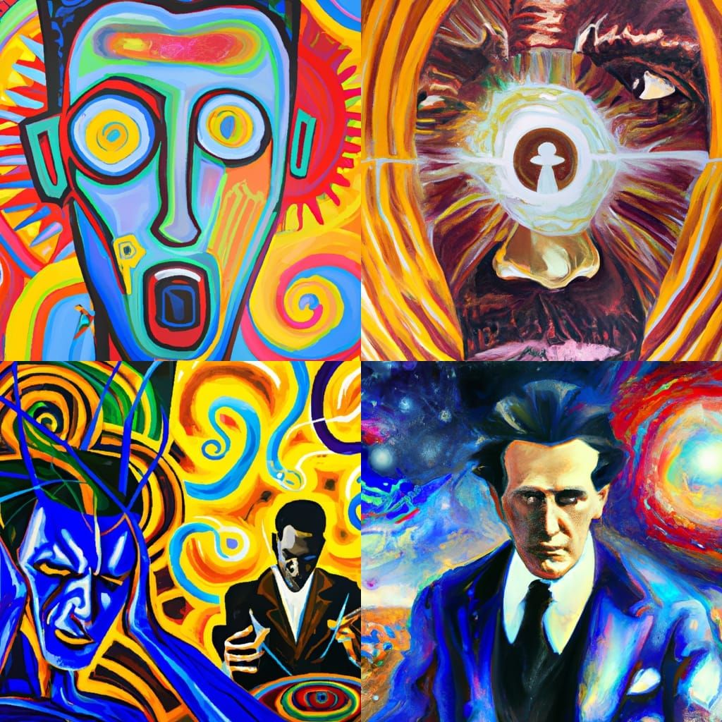 Expressionist Concept Art: Golden Ratio and Humanity