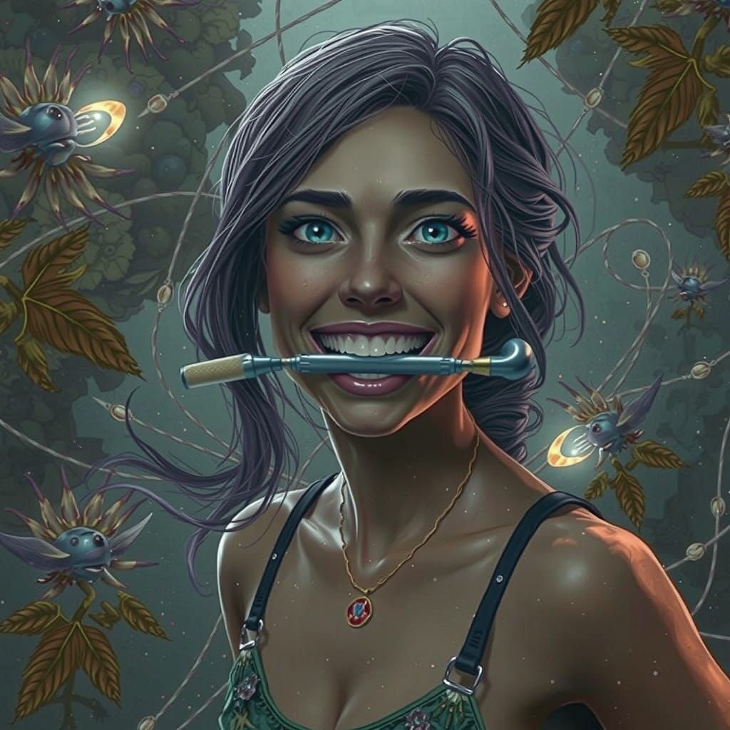 Ethereal Communication in a Whirling Dreamworld