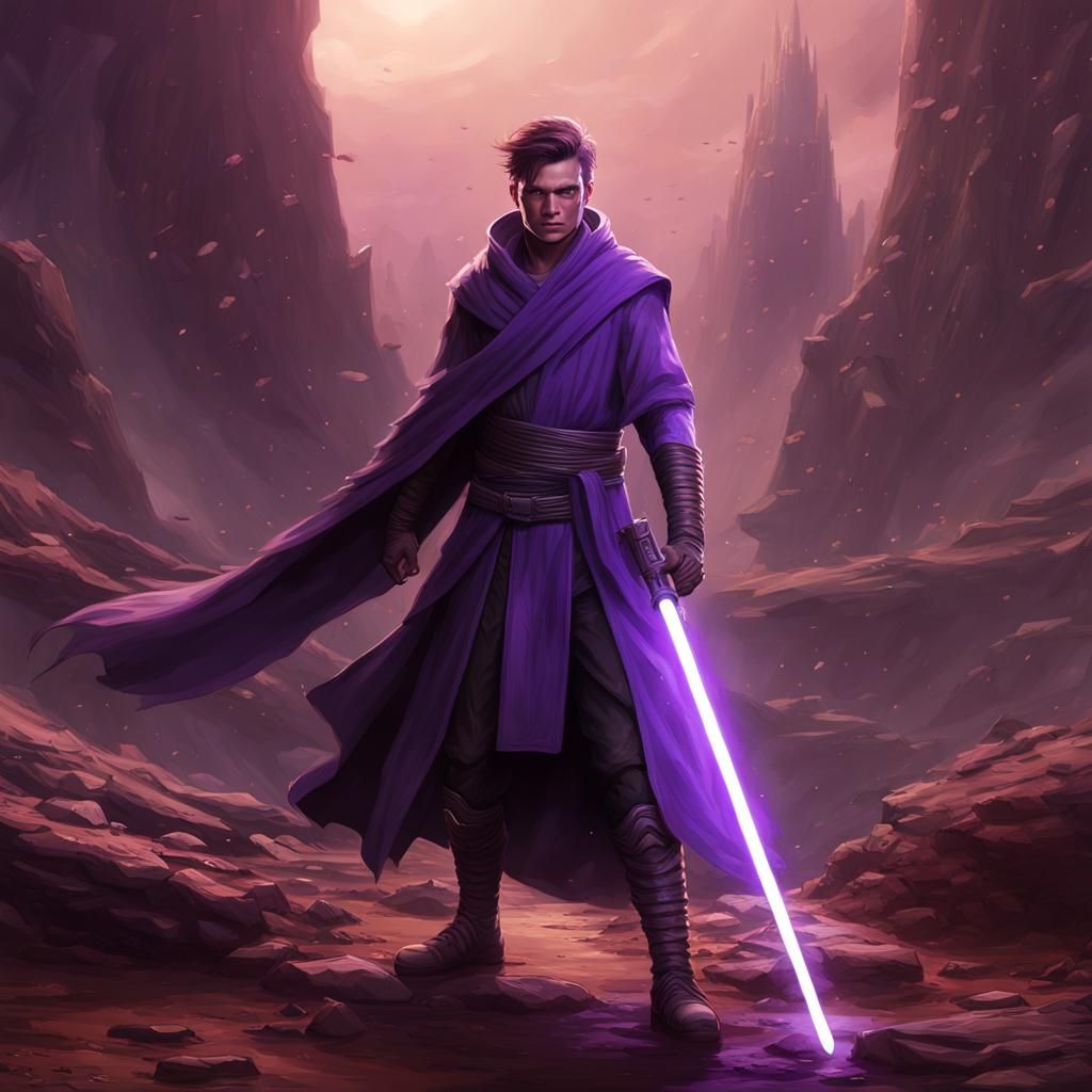 Young Jedi Knight with Double-Bladed Lightsaber