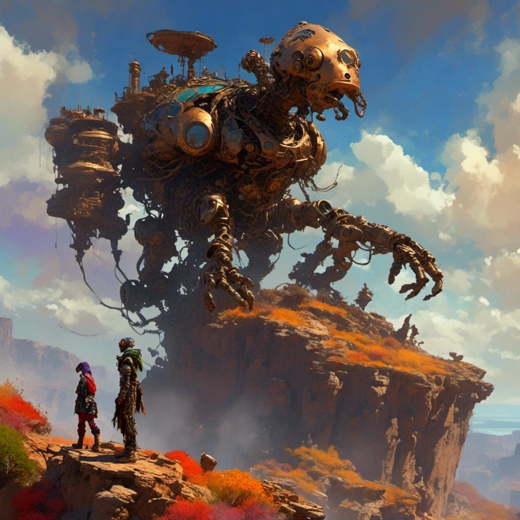 A reconnaissance unit´s walker cyborg