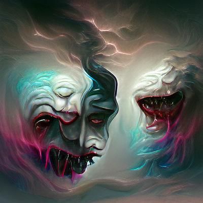 Sinister Bipolar Image in Rutkowski Style