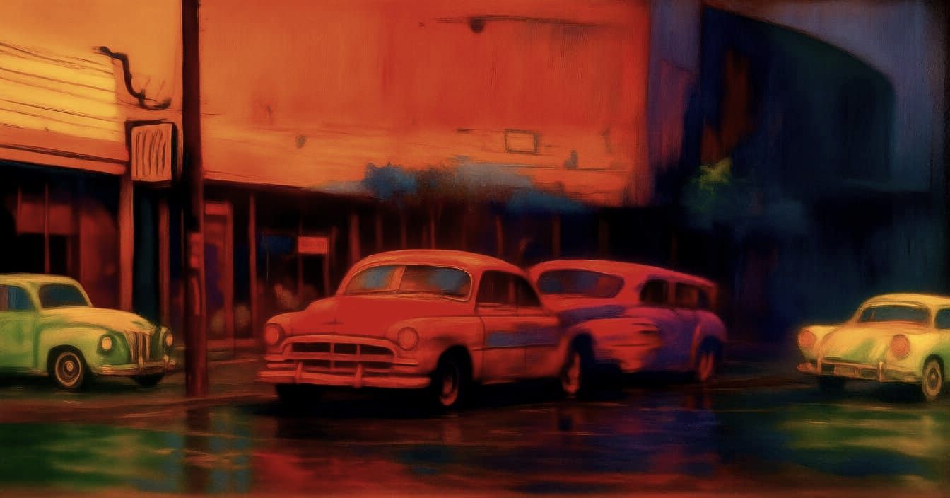 Post-Apocalyptic Rainstorm in Charcoal