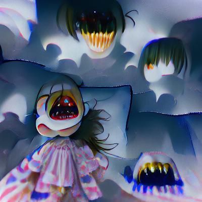 Abstract Nightmare Generated by AI