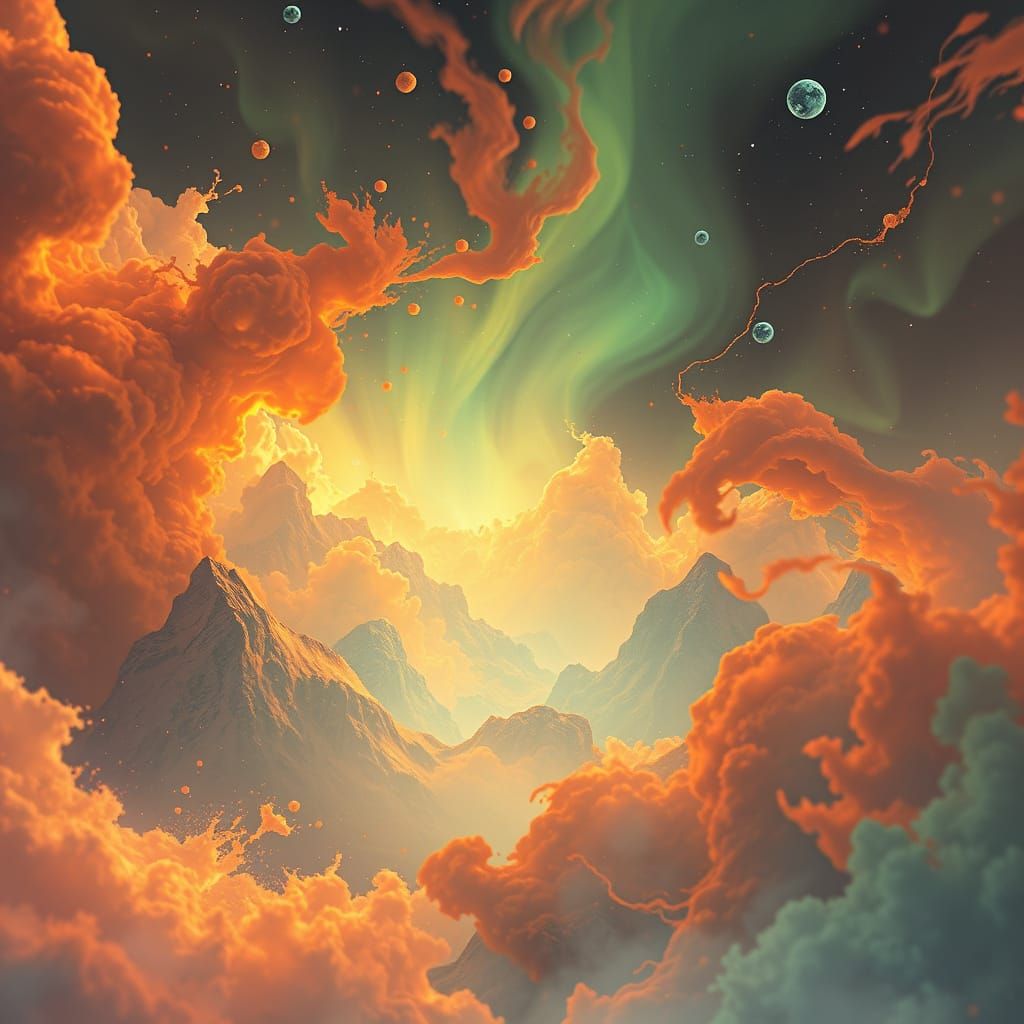 Epic Fantasy Landscape Background in Unreal Engine 5