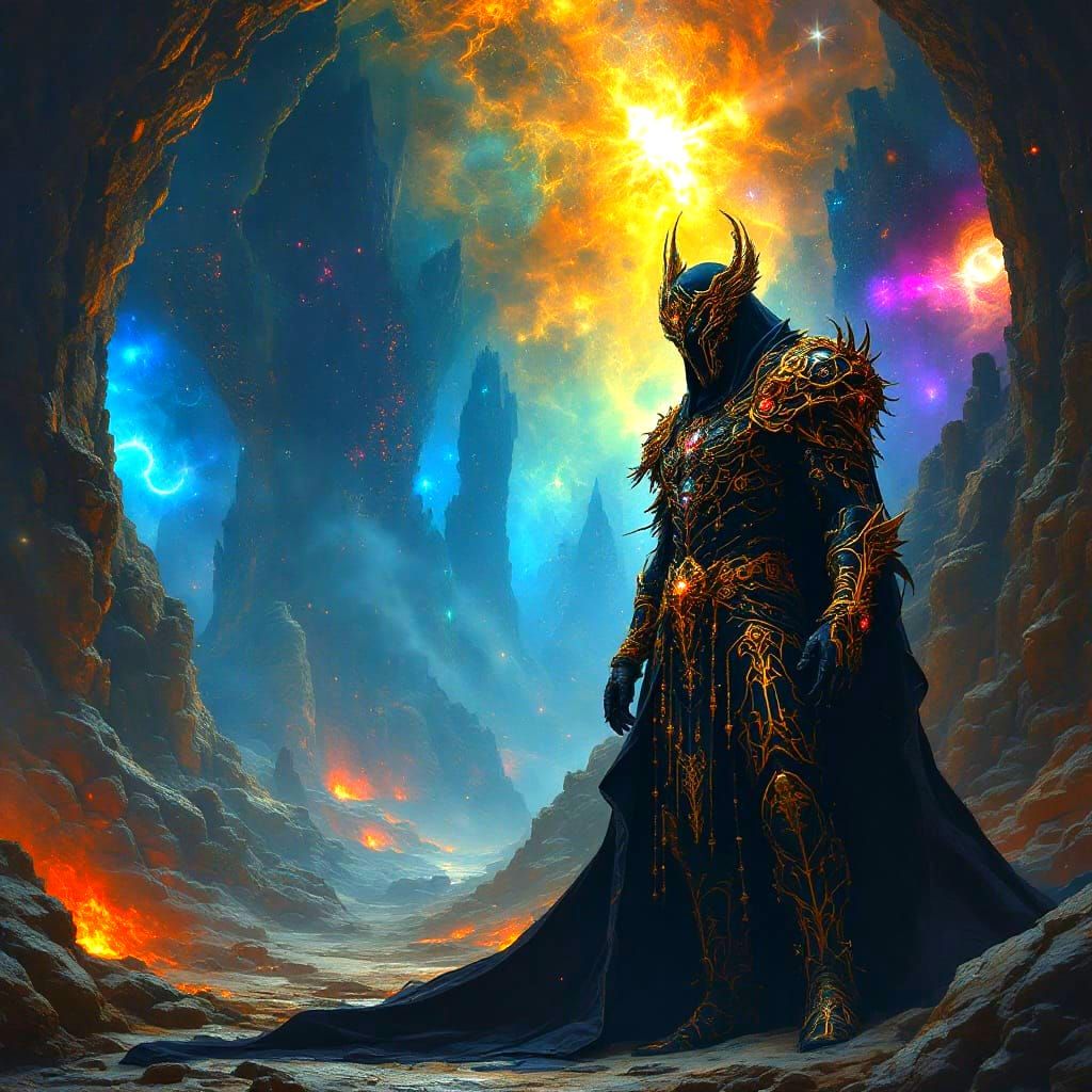 Gothic Hierophant in Retrofuturist Space Opera