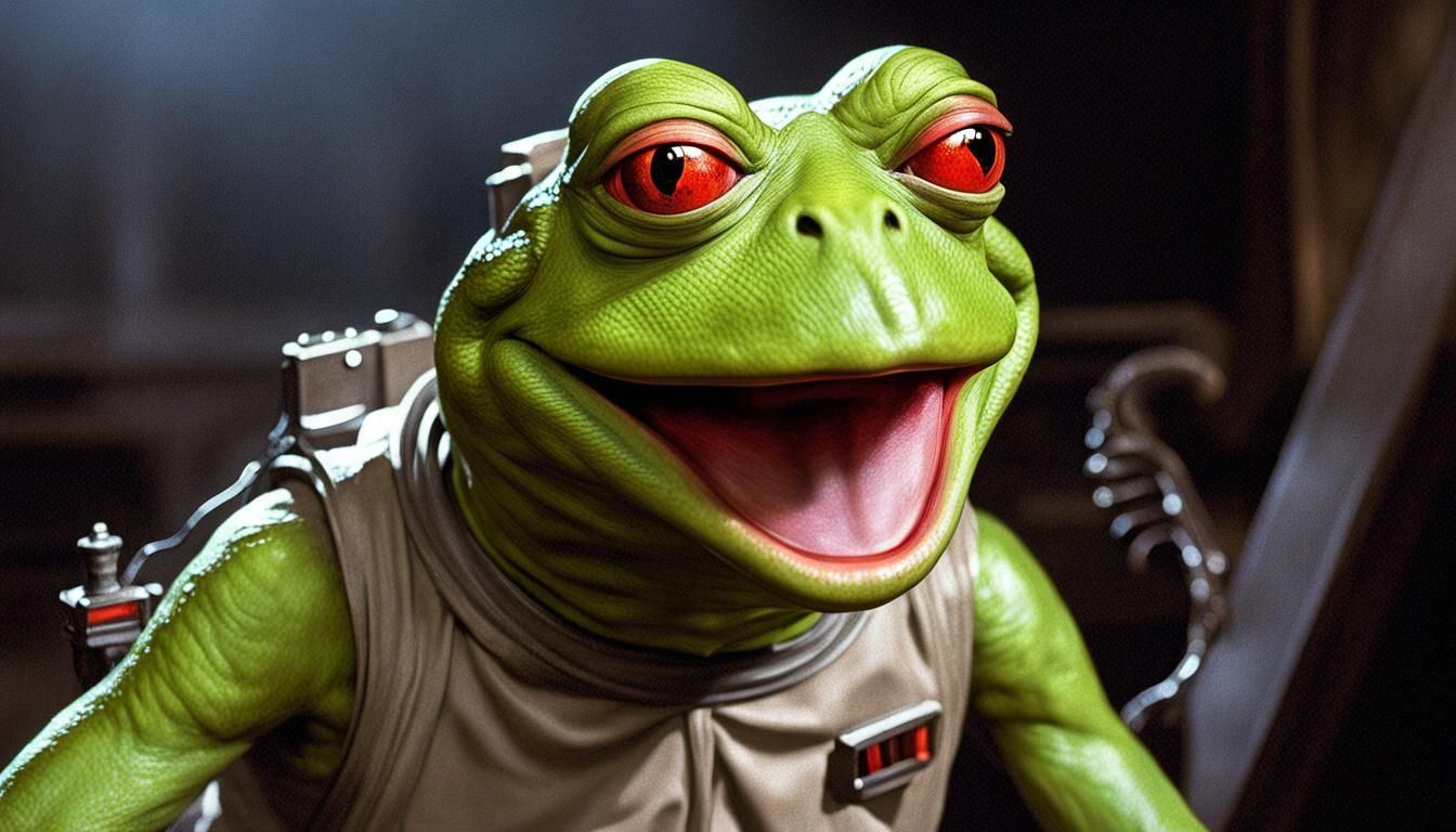 Kermit the Frog as Zuul: Ghostbusters Horror