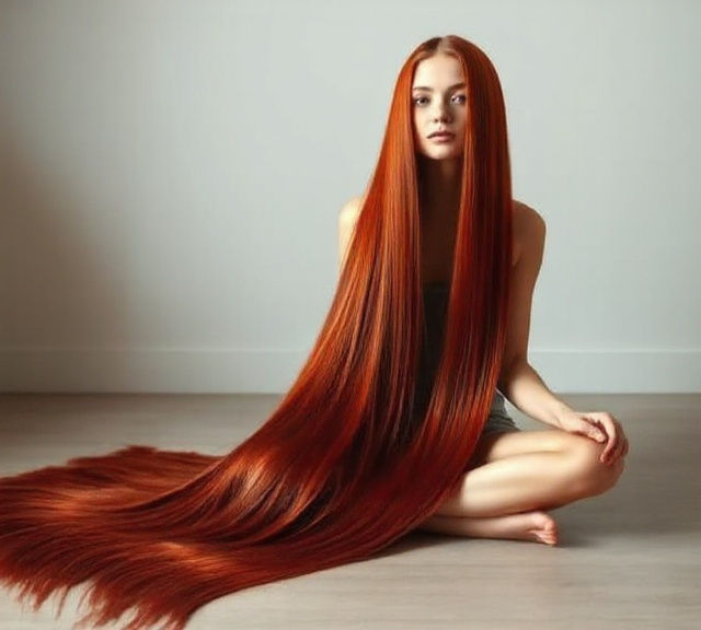 Long Red Hair