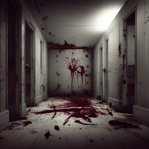 Horror Scene: Abandoned Hospital at 3 AM