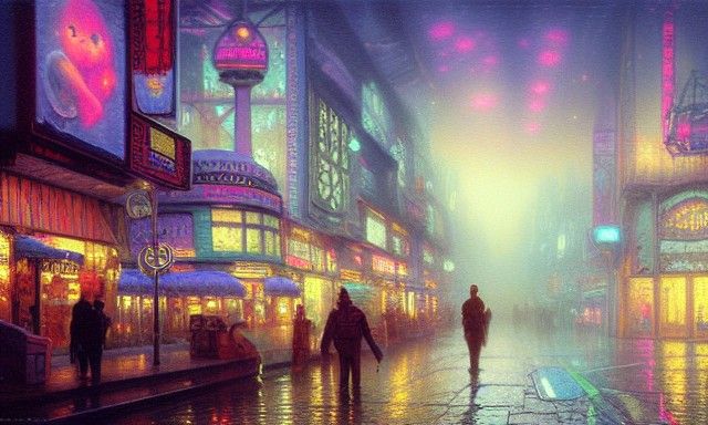 Whimsical Space Aliens Cause Chaos in Cyberpunk Germany