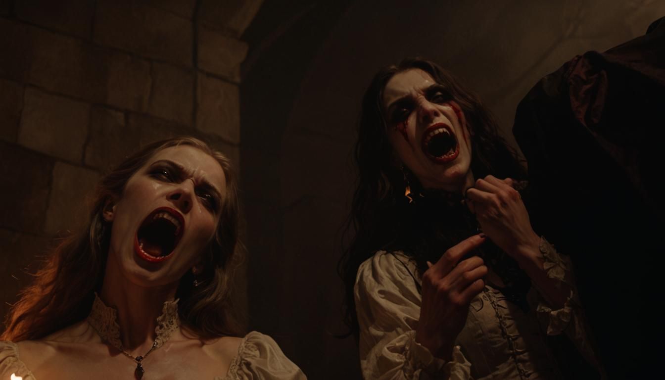 Ukrainian and Russian Vampire Women in Dark Fantasy