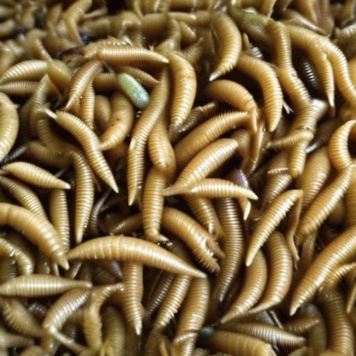 Image of Many Maggots