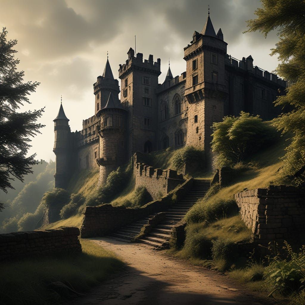 Medieval Castle in Northern Moravia, Czech Republic