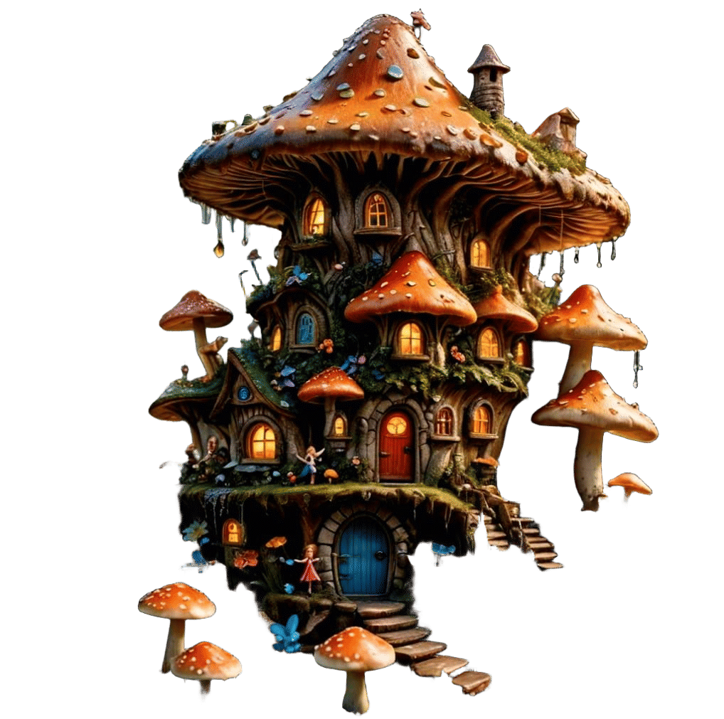 Enchanting Fairies and Fairy House: Macro Photography