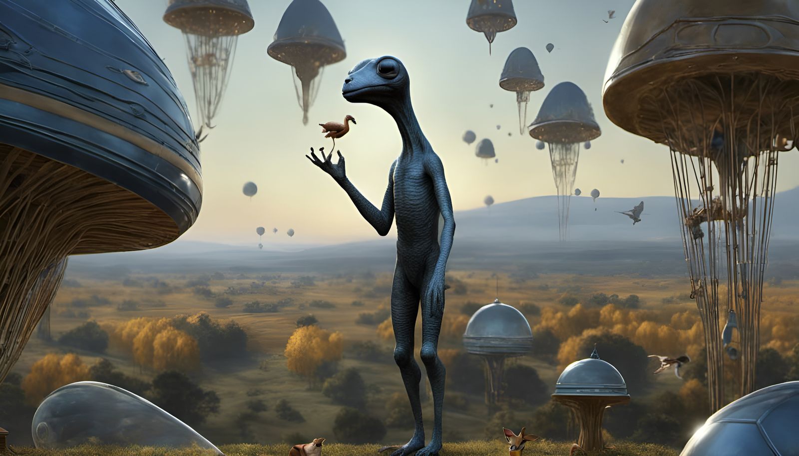 Eldritch Light Reveals Alien People and Pets