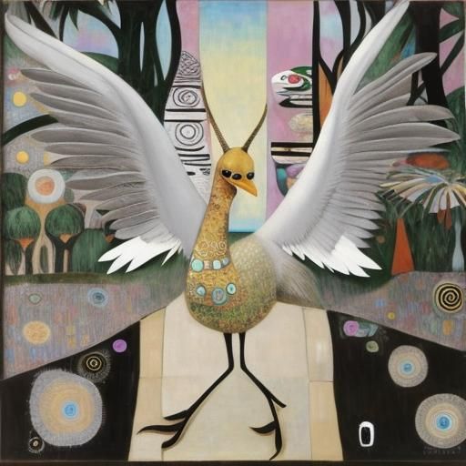 Cute Creature in Impressionist Style