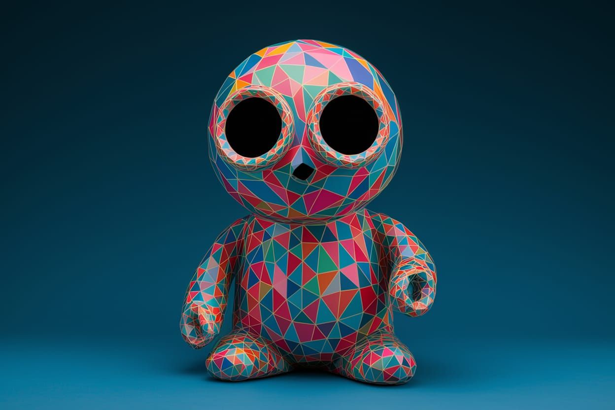 Ghostly Prism Fossil in Fontana Style