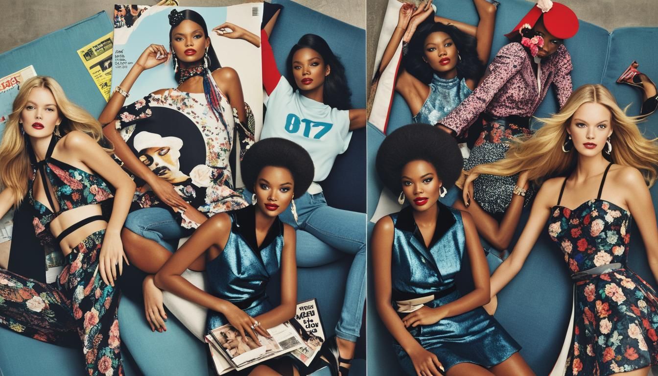 Cyberpunk Teen Vogue 2077 Magazine Cover