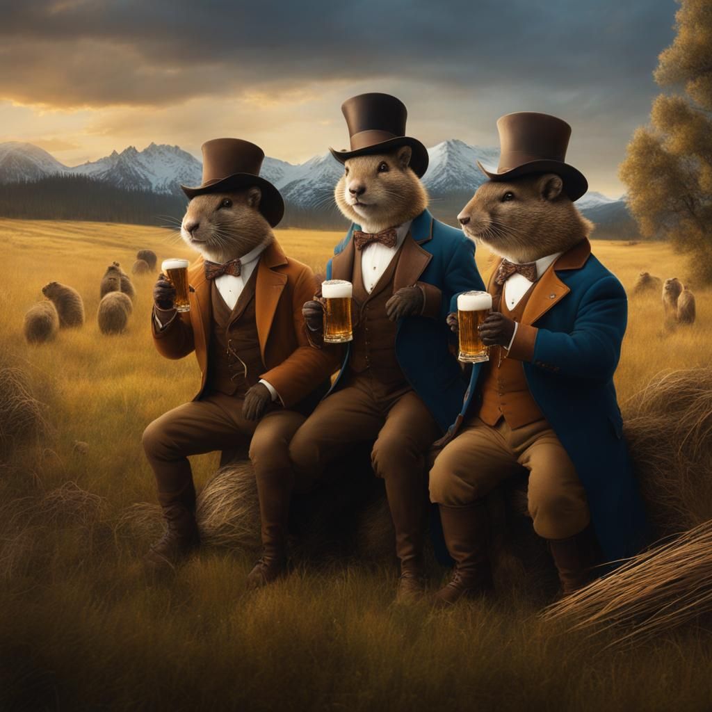 Gopher Hunt in Montana: A Digital Matte Painting