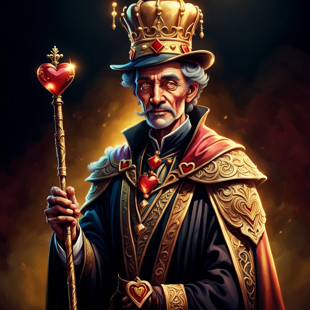 Mysterious Magician with Intense Gaze, Concept Art
