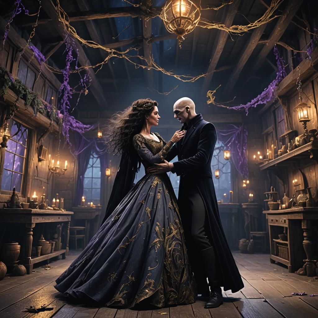 Voldemort and Bellatrix's Dark Wedding Dance