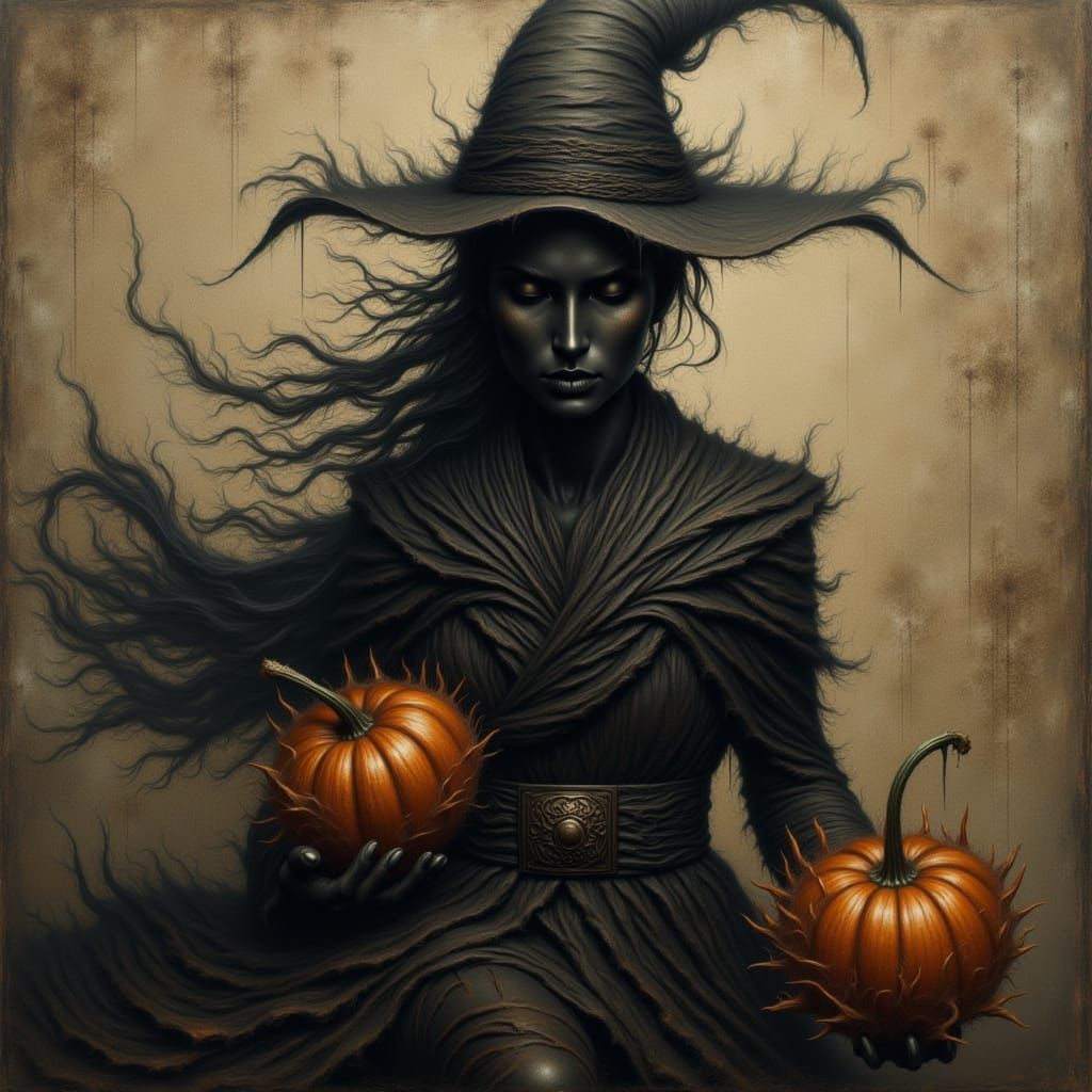 The Pumpkin Spice Witch: A Sinister Masterpiece