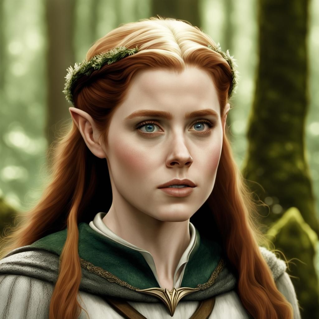 Elven Portrait Inspired by Fantasy Art