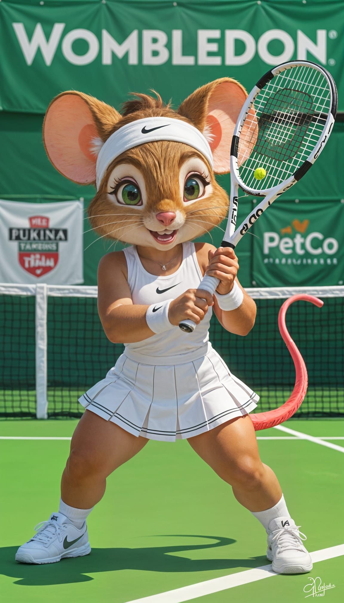 Mousey Mae at the Wombledon Open!