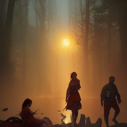 Spring Clan Gathering: Hyperdetailed Concept Art