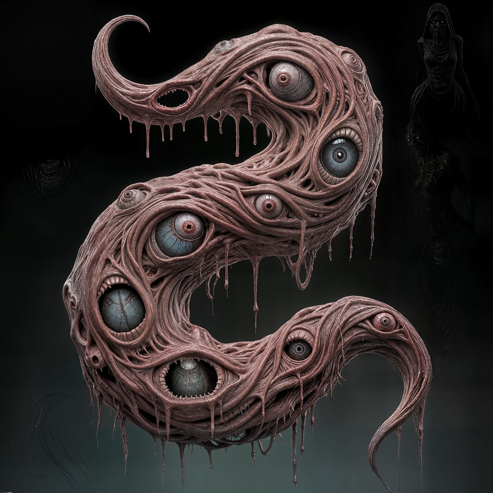Contorting Flesh: A Biomechanical Horror Vision