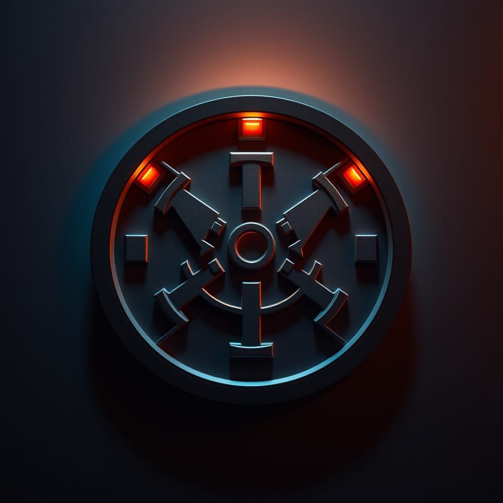 Ethereal SCP Foundation Emblem in Soft Focus