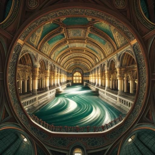 AI Generated Ukiyo-e Style Image