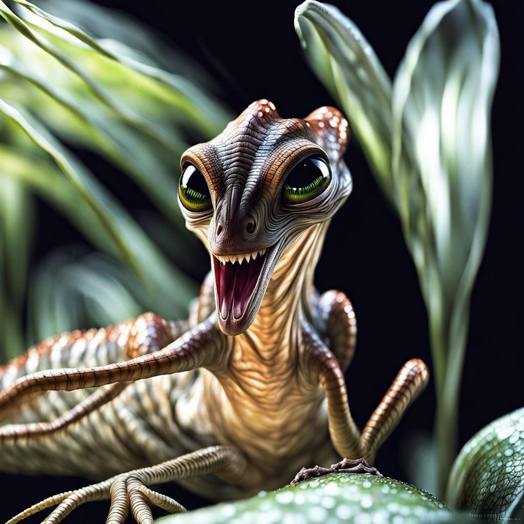 Aliens and Humans Enjoying Rock Concert