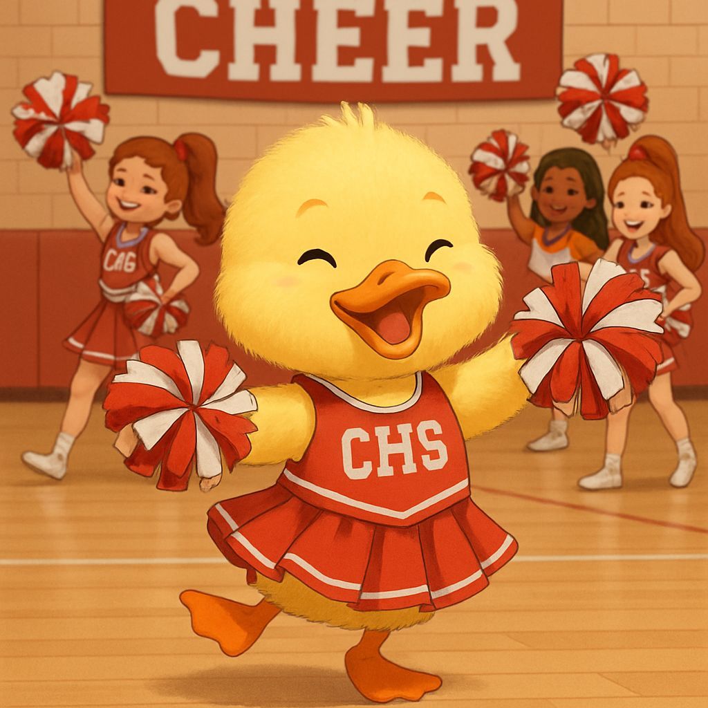 Duckling Cheerleader: High School Spirit