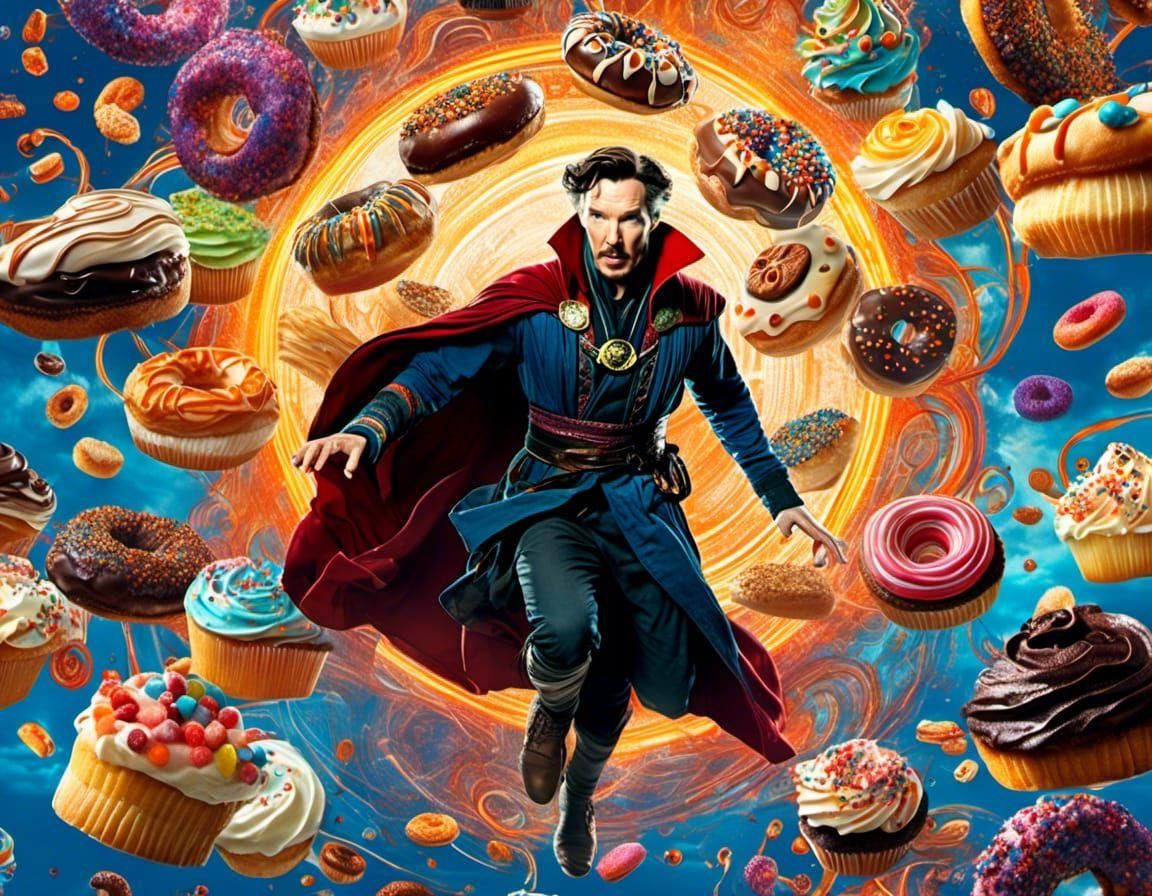 Doctor Strange in Psychedelic Pastry Dimension