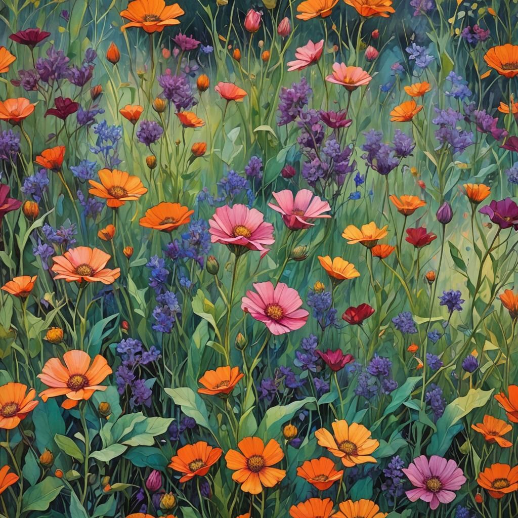 Floral Impressionism Inspired by Nature