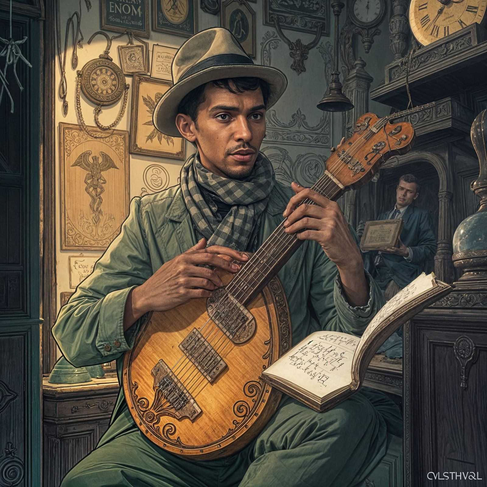 Stromae Writes a Catchy Song on Exotic Stringed Instrument i...