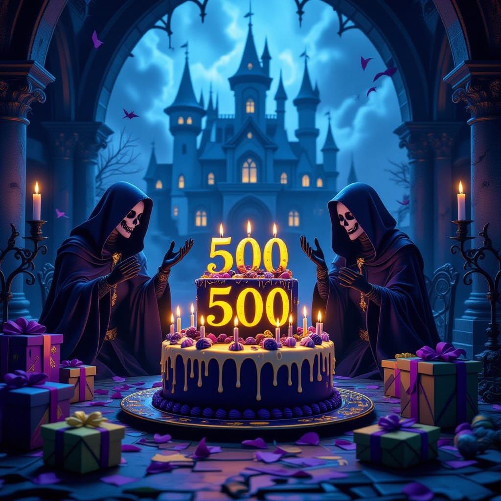 Haunted Castle Birthday Celebration for 500 Years
