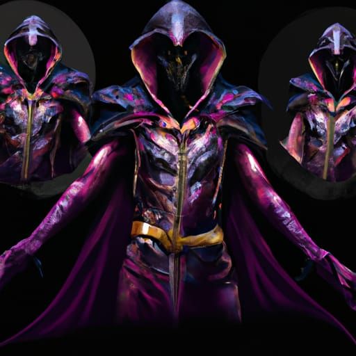 Mysterious Figures in Mask and capes