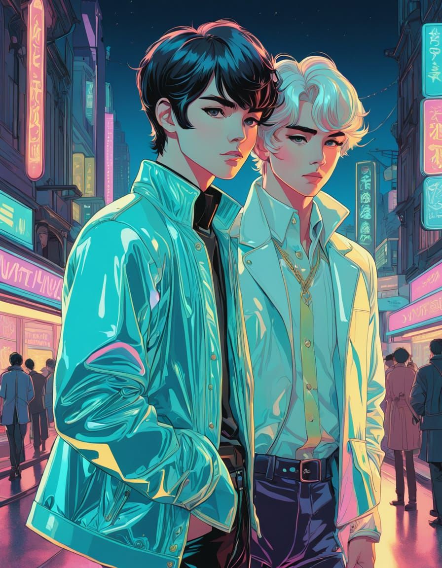 vibrant, dreamlike, impressionist style