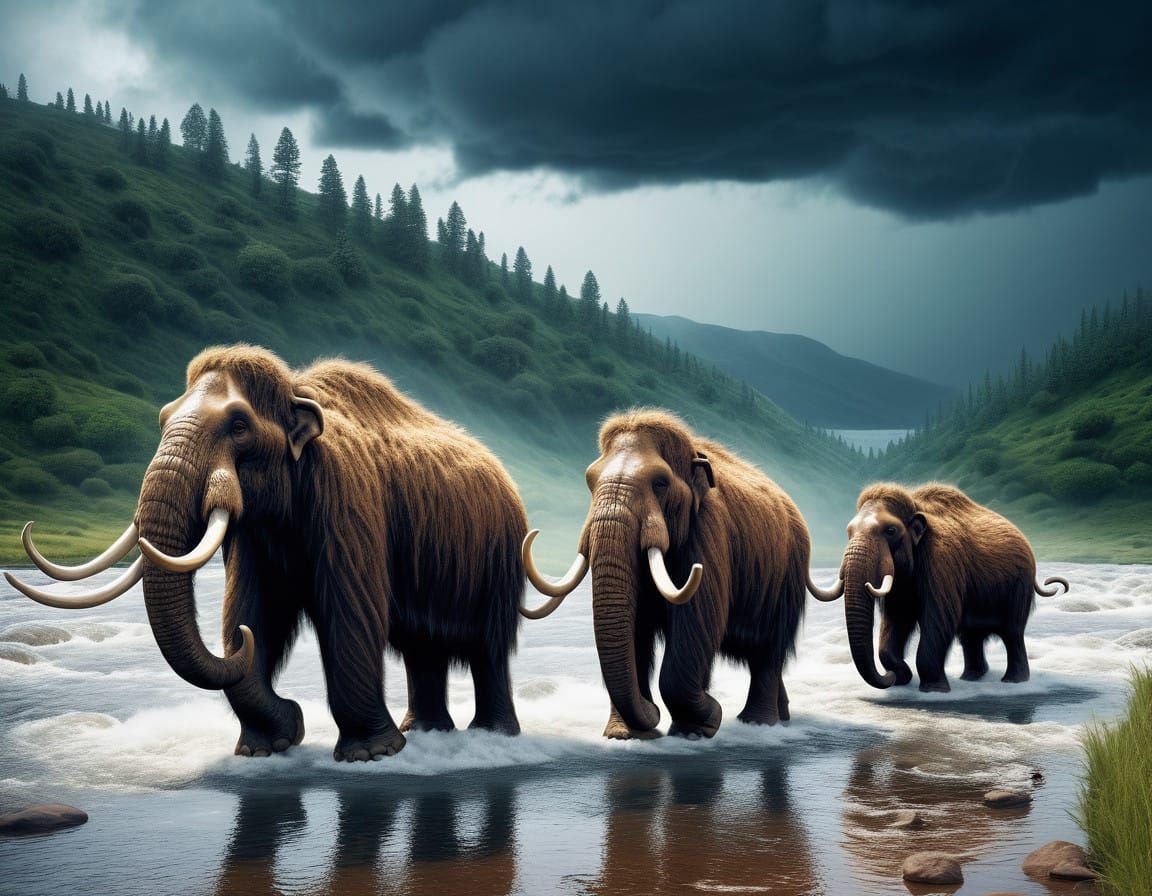 Mammoths in Turbulent Waters