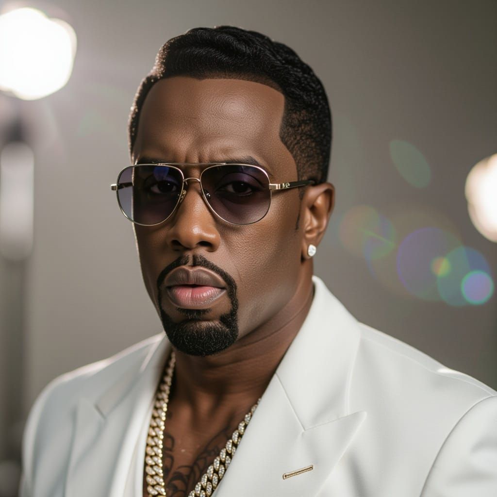 Photorealistic Portrait of Sean "Diddy" Combs