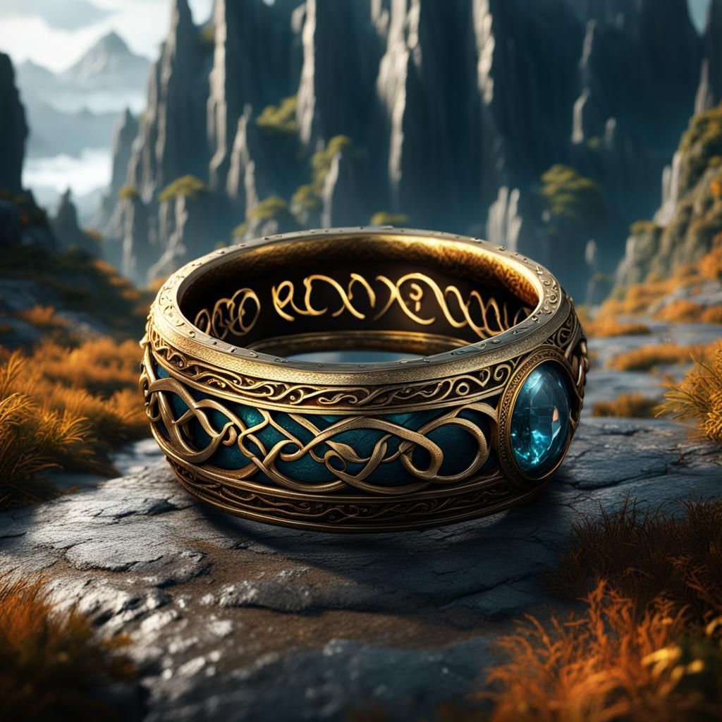 Lord of the Rings Ring: Detailed Matte Painting